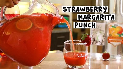 Strawberry Margarita Punch thumbnail