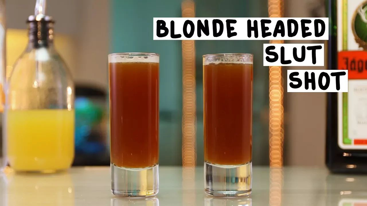 Blonde slut shot