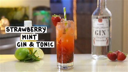 Strawberry Mint Gin & Tonic thumbnail