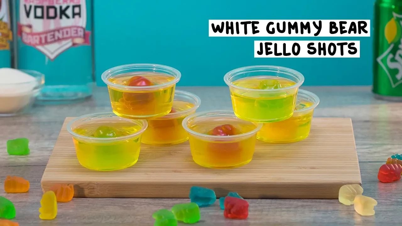 White Gummy Bear Jello Shots thumbnail