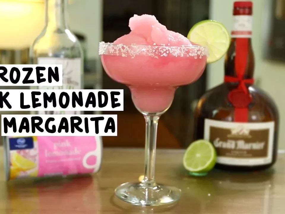 Frozen Pink Lemonade Margarita Cocktail Recipe