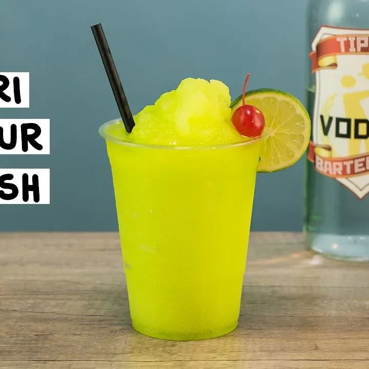 Frozen Midori Sour - Tasty Cocktail Recipes