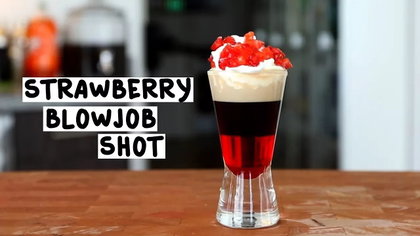 Strawberry Blowjob Shot Cocktail Recipe