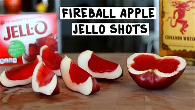 Fireball Apple Jello Shots thumbnail