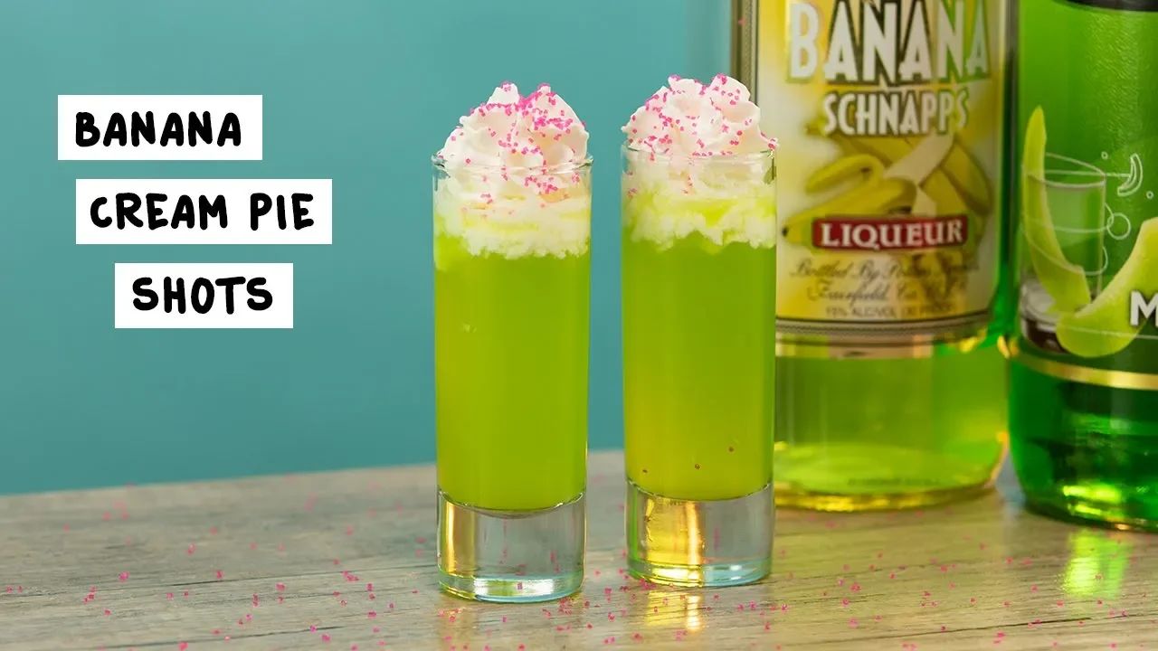 Banana Cream Pie Shots Cocktail Recipe