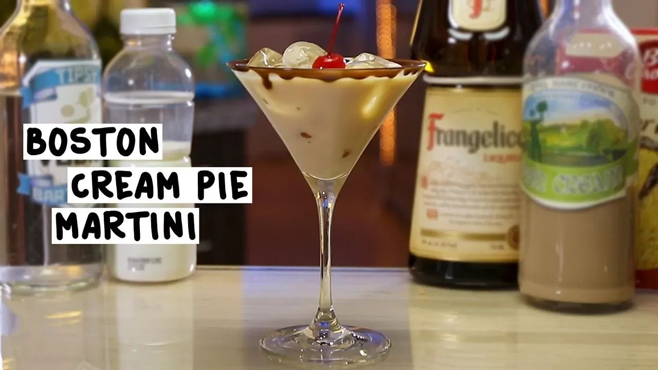 Boston Cream Pie Martini Cocktail Recipe