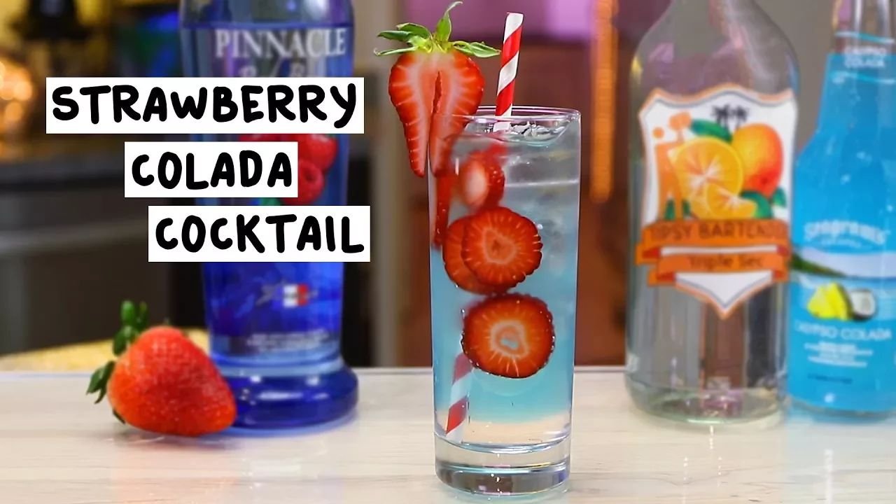Strawberry Colada Cocktail thumbnail