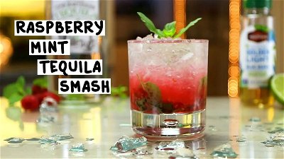 Raspberry Mint Tequila Smash thumbnail