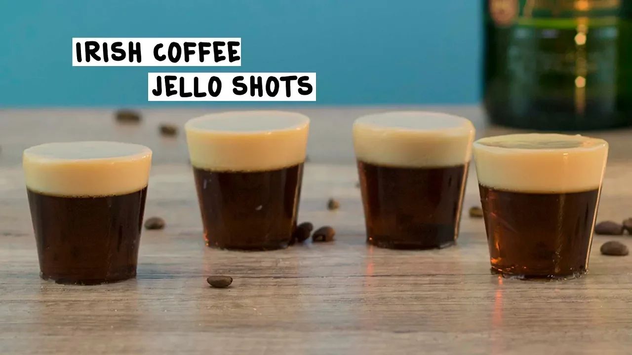 Irish Coffee Jello Shots Cocktail Recipe