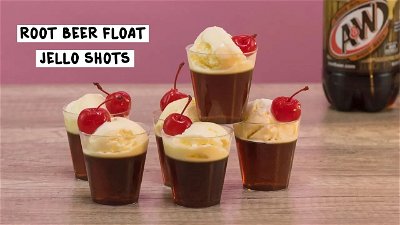 Root Beer Float Jello Shots thumbnail
