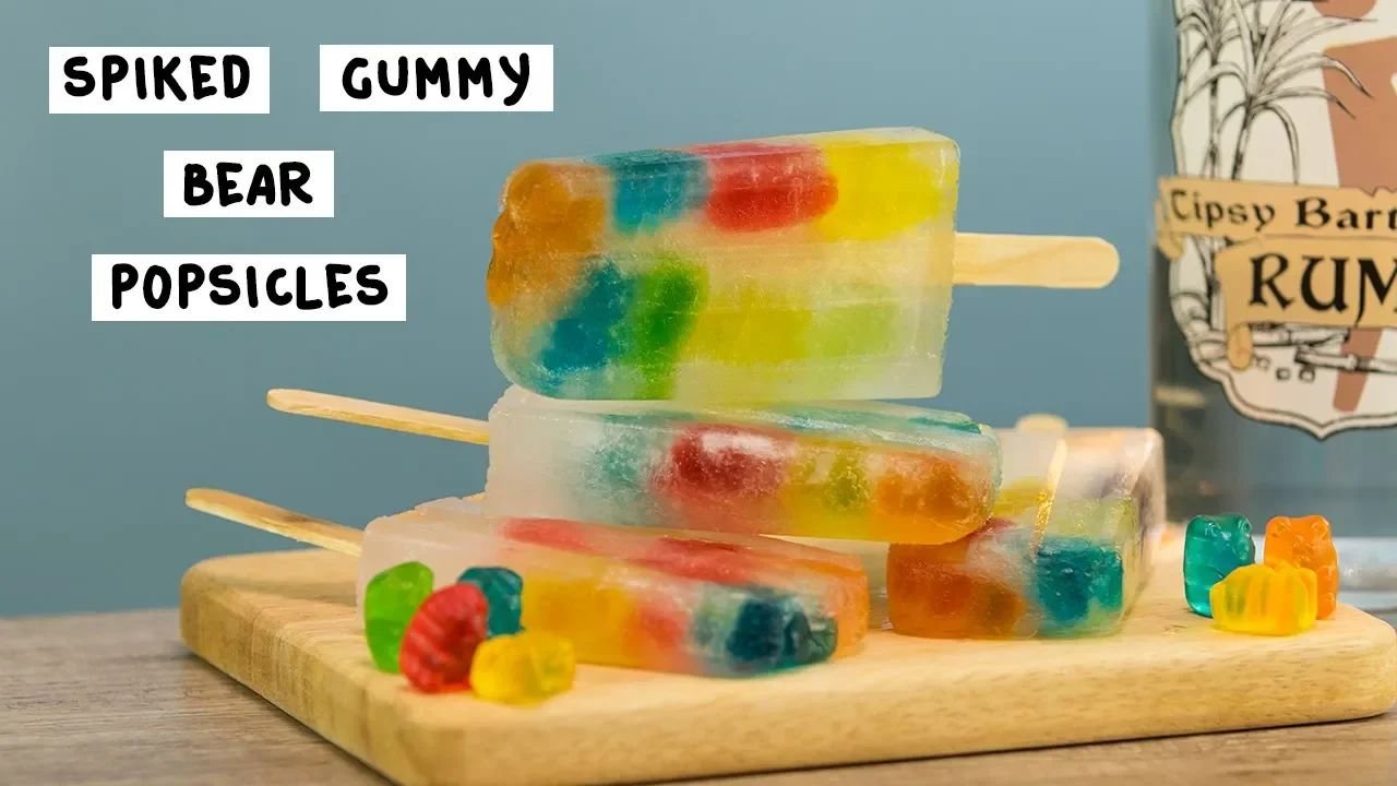 Spiked Gummy Bear Popsicles thumbnail