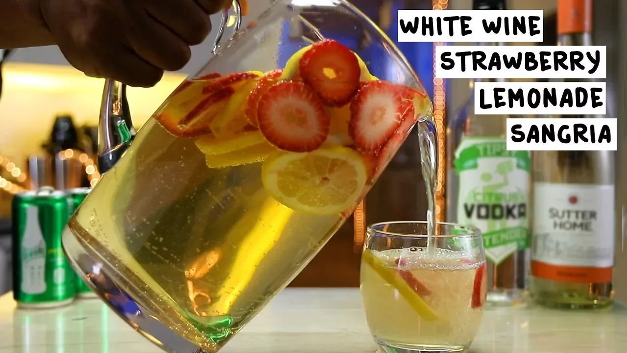 White Wine Strawberry Lemonade Sangria thumbnail