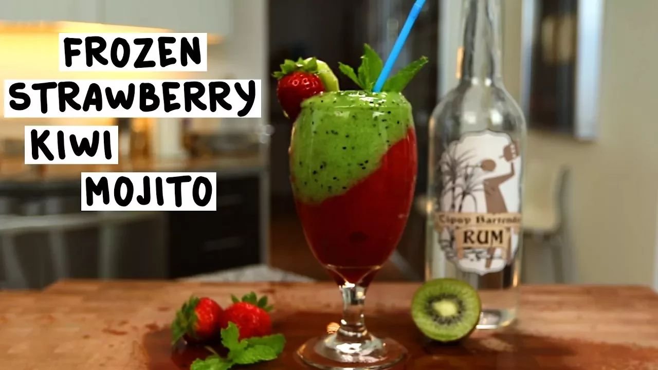 Frozen Strawberry Kiwi Mojito thumbnail