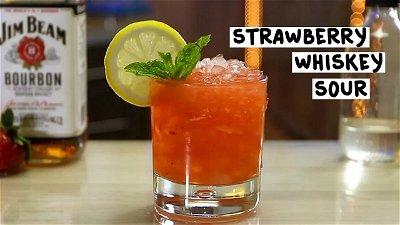 Strawberry Whiskey Sour thumbnail