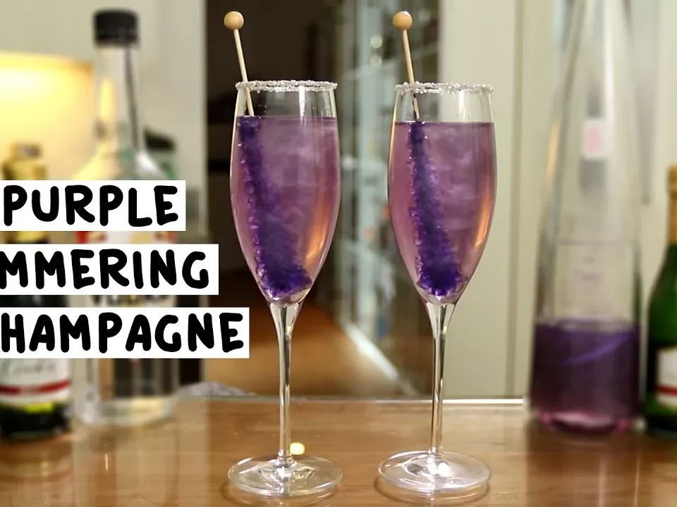 Sugar Plum Champagne Flute