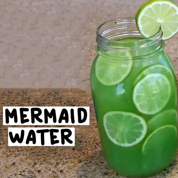 Mermaid Water Drink - Vegetarian Mamma
