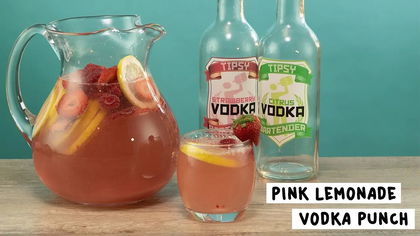 Pink Lemonade Vodka Punch thumbnail