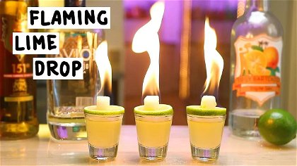 Flaming Lime Drop Shots thumbnail