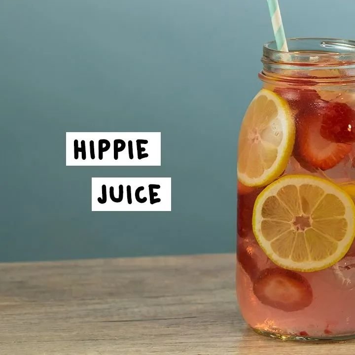 Easy Hippie Juice Recipe- Simple, Refreshing Big Batch Cocktail