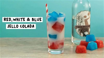 Red, White & Blue Jello Colada thumbnail