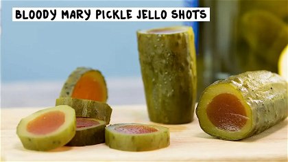 Bloody Mary Pickle Jello Shots thumbnail