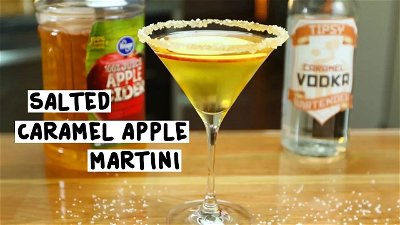 Salted Caramel Apple Martini thumbnail