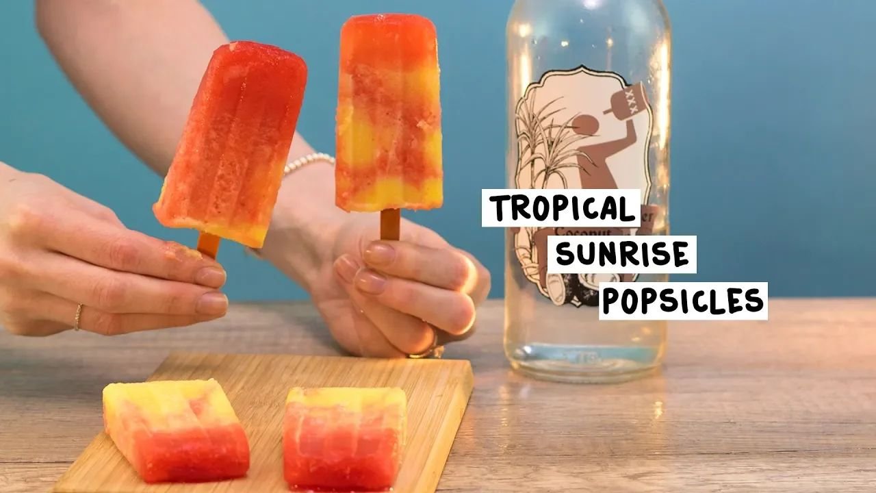 Tropical Sunrise Popsicles thumbnail