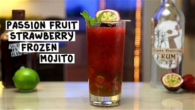 Passion Fruit Strawberry Frozen Mojito thumbnail
