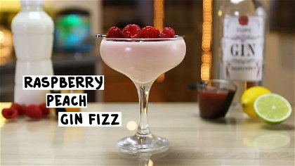 Raspberry Peach Gin Fizz thumbnail