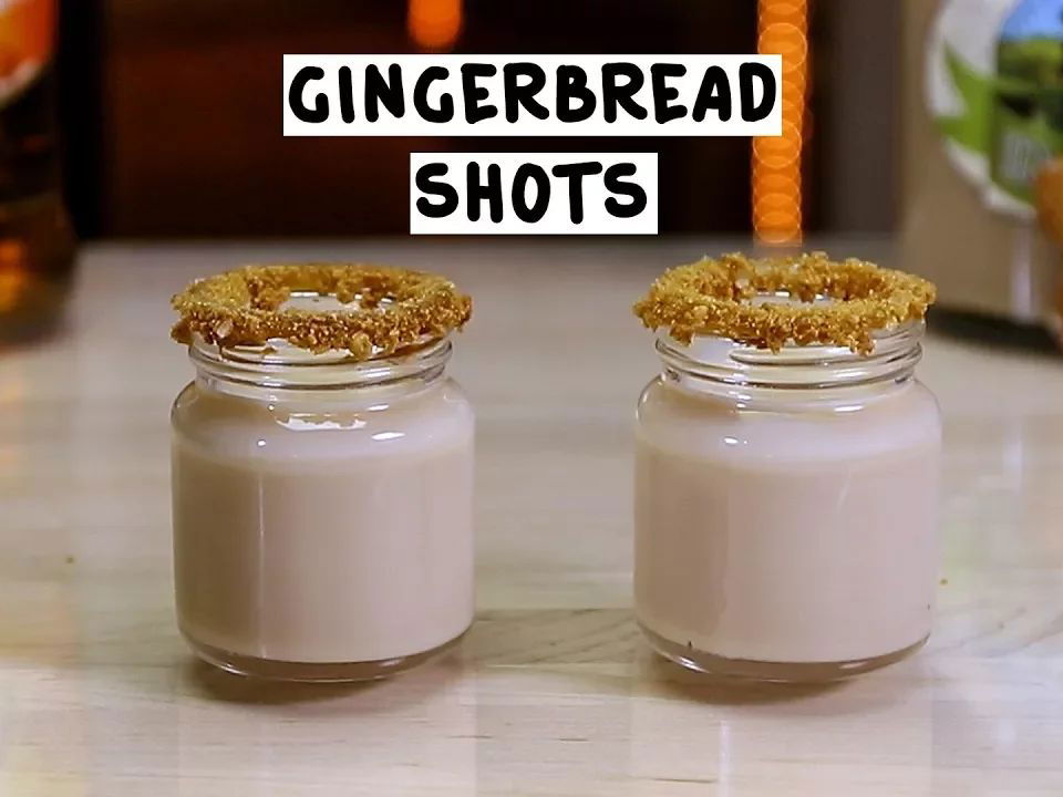 Butterscotch Milkshake Gingerbread Cookie Shots - Wilton