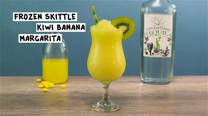 Frozen Skittle Kiwi-Banana Margarita thumbnail