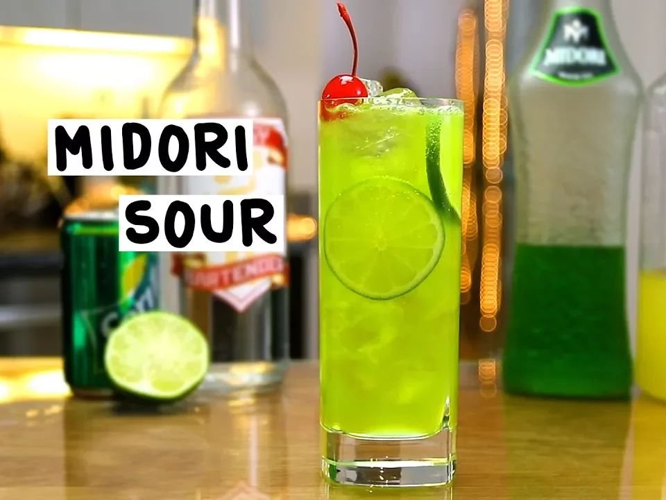 Best Midori Sour Recipe - How To Make A Midori Sour