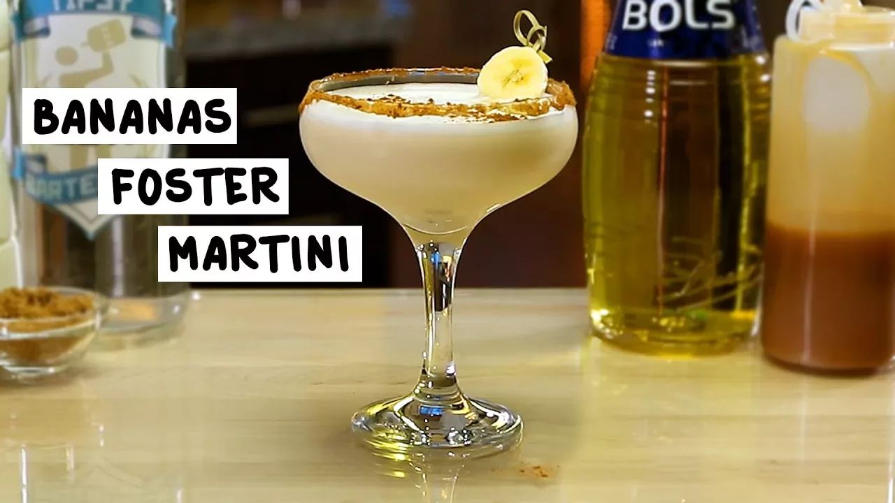 Bananas Foster Martini Cocktail Recipe