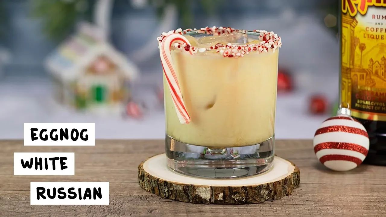 Eggnog White Russian Cocktail Recipe