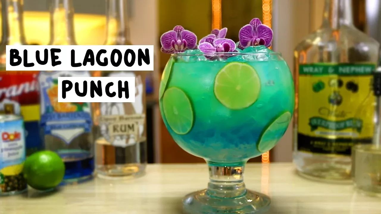 Blue Lagoon Punch Cocktail Recipe