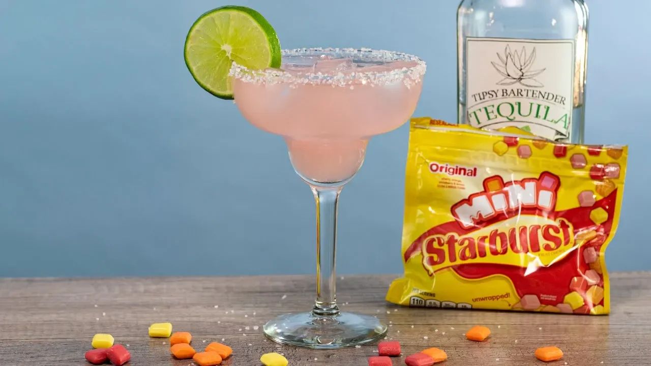 Pink Starburst Margarita Cocktail Recipe